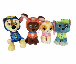 Paw Patrol Plush Lot Rocky Chase Skye Zuma Stuffed Animal Dogs Toy Bundle - £21.21 GBP