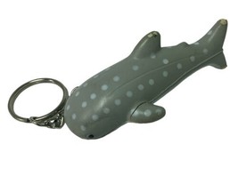 Georgia Aquarium Whale Foam  Souvenir Keychain Key Ring Some Wear - £3.21 GBP