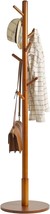 Ibuyke Coat Rack Stand, Brown Wd-113, Freestanding Coat Tree With, And Office. - £36.66 GBP