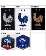 France National Football Team FIFA Soccer Badge Iron On Embroidered Patch - $9.99