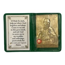 Vintage 1980s St. Jude Relic Patron Saint of Hopeless Cases Rosary Shrine Pray - £8.88 GBP