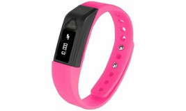 NEW GNC Live Well GP-5568 Pro Track Ultra Bluetooth Activity Tracking Band PINK - £25.18 GBP