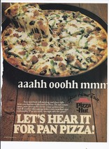 1982 Pizza Hut Print Ad Vintage 8.5&quot; x 11&quot; - £15.18 GBP