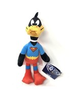 Looney Tunes Superhero Superman Daffy Duck Plush Toy 7- Inch New - £14.12 GBP