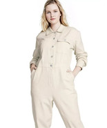 Sandy Liang Target Cream Coveralls Jumpsuit Women’s Size 4 New w/ Tags - $37.89 CAD