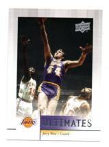 2008-09 Upper Deck Ultimates Jerry West #U-29 Insert L.A. Lakers NBA HOF NM-MT - £3.09 GBP