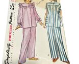 Vintage Simplicity 2598 Pajama Sewing Pattern For Misses Size 16 Bust 34 - €11,51 EUR