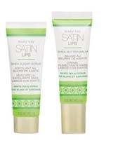 Mary Kay Satin Lips Set - Shea Sugar Scrub and Shea Butter Balm 3 oz. NET / 8 g - £34.36 GBP