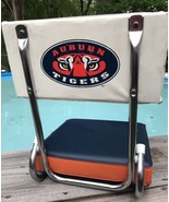 Auburn Tigers College Game Time Tailgate Folding Chair Cushioned Camping... - £14.76 GBP