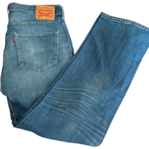 Levis 501 XX Red Tab Denim Button Fly Blue Jeans 36x32 - $20.87