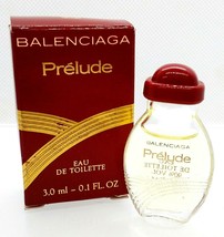 Prélude By Balenciaga ✿ Vtg Mini Eau Toilette Miniature Perfume 3ml. = 0,10 Oz. - £13.46 GBP