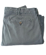 J Crew Pants Mens 38x32 Gray Flex Chino Slim Leg Flex Flat Front Re-imag... - $34.65