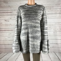 KENSIE Women&#39;s Bell Sleeve Cozy Pullover Space Dye Sweater NWT Large - £11.75 GBP