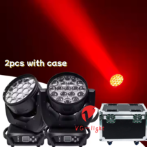 2PC/DJ Disco Bar Mac Aura 19x15W RGBW 4in1 Wash Zoom LED Moving Head Sta... - $759.00