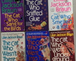 Lilian Jackson Braun The Cat Who Sniffed Glue Smelled A Rat Wasn&#39;t There x6 - £13.39 GBP