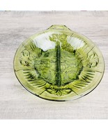 Indiana Glass Killarney Green 2 Part Relish / Candy / Nut Divided Dish V... - £7.94 GBP