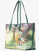 Kate Spade Disney X Bambi Large Tote + Pouch Italian Coated Canvas K8803 NWT - £109.61 GBP