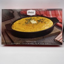 Parini Ceramic Cookware For The Grill Casserole Pan 8.5” X 14.8”x 2.2” - £26.12 GBP