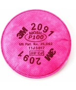 3M P100 Particulate Filter 2091/07000. 2 Pairs - $29.69 CAD