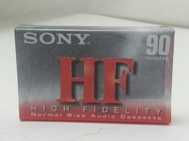 New Sealed High Fidelity Sony HF90 Audio Cassette Normal Bias C-90HFC - £4.92 GBP