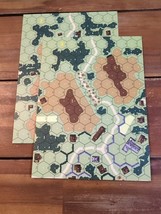 (2) ASL Advanced Squad Leader Cardstock Maps 2 3 - $334.31 MXN