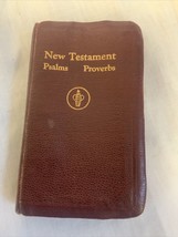 Vintage 1941 Gideons New Testament Psalms Proverbs Pocket - £9.71 GBP