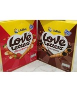12 X 100G Julie&#39;s Love Letters Chocolate/Strawberry Wafer Sticks  Biscui... - £38.95 GBP