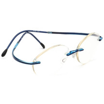 Silhouette Eyeglasses SPX M 1960 /00 6054 Blue Rimless Frame Austria 49[]17 140 - £82.73 GBP