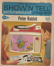 Peter Rabbit Show &#39;N Tell Picturesound Program 1967 Vintage ST 206 - £7.77 GBP