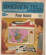 Peter Rabbit Show &#39;N Tell Picturesound Program 1967 Vintage ST 206 - £7.82 GBP