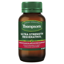 Thompsons Ultra Strength Resveratrol 60 Tablets - $110.20