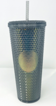Starbucks 24oz Black Holographic Studded Tumbler Halloween 2020 Iridescent Cup - £23.72 GBP
