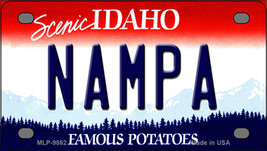 Nampa Idaho Novelty Mini Metal License Plate Tag - $14.95