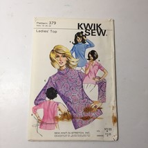 Kwik Sew 379 Size 18 20 22 Ladies' Knit Top - $12.86