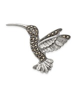 Sterling Silver Marcasite Hummingbird Pin - €131,27 EUR