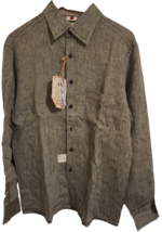Signum Gray Long Sleeve Shirt - £60.75 GBP