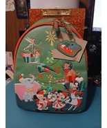NWT Disney Parks Loungefly Backpack Classic Christmas Holiday Stitch Dumbo - $89.76 CAD