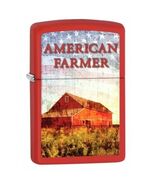 Sharp Red American Farmer Tribute Zippo Lighter - $521.88 MXN