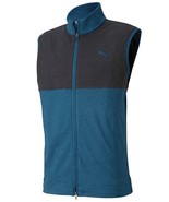 PUMA 597127 Golf Cloudspun Warm Up Vest Digi-Blue ( XL ) - $176.53 CAD