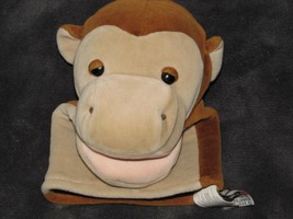 Vintage 2000 Manhattan Toy Soft Stuffed Plush Velour Monkey Hand Puppet - £15.52 GBP