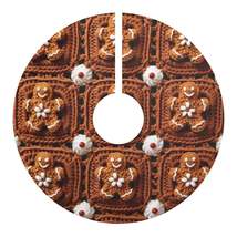 Gingerbread Man Crochet, Classic Christmas Cookie Design, Festive Yuletide Craft - $66.36