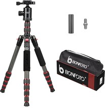 Bonfoto B690C Lightweight Carbon Fiber Portable Tripod Compact Travel Camera - $129.99