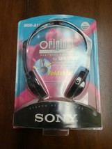 Sony SEALED MDR-A106LP Foldable Headphones for Walkman Genuine 1999 VTG ... - $30.96