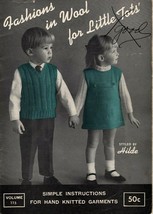 Fashions in Wool for Little Tots Knit Patterns  Vintage 1967 - £8.61 GBP