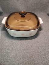 Vintage Corning Ware  Casserole A-2-B, 2L. Forever Yours Hearts &amp; Lid EUC - £17.23 GBP