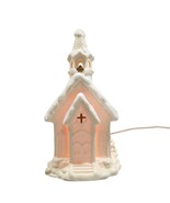 Lighted Village Church Vintage Table Top Luminary Carlton Cards - Tested... - $277.74 MXN