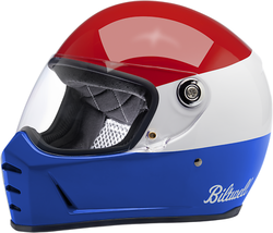 BILTWELL Lane Splitter Motorcycle Helmet - Gloss Podium Red/White/Blue -... - £225.65 GBP