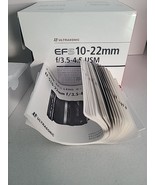 Original Box &amp; Manual ONLY for Canon EFS10-22mm F/3.5-4.5 USM Lens - $21.50