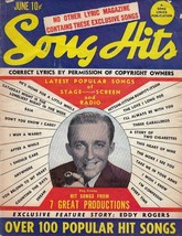 Song Hits Lyric Magazine 1945 Bing Crosby Sing Along With Vintage Radio Songs - £8.75 GBP