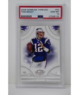 Authenticity Guarantee 
2008 Donruss Threads #23 Tom Brady Patriots  PSA... - $33,742.27 MXN